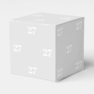 Ballotins Personnaliser avec numéro blanc initial cadeau gr