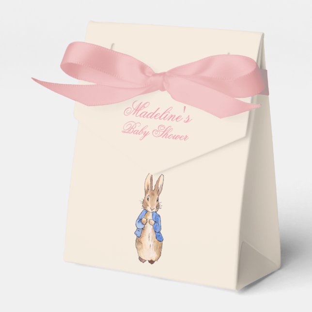 Ballotins Personnaliser Pierre le Baby shower lapin (Verso)