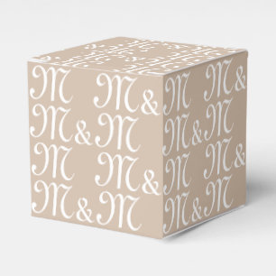 Ballotins Personnaliser w Initiales du couple monogramme cad