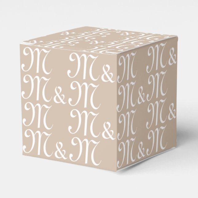 Ballotins Personnaliser w Initiales du couple monogramme cad (Verso)