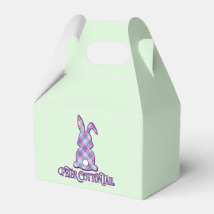 Ballotins Peter Cottontail Purple Plaid Bunny de Pâques