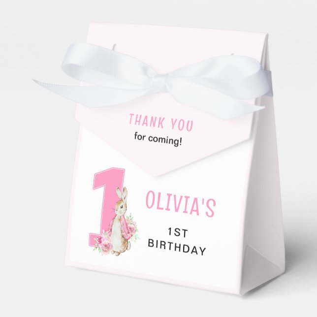 Ballotins Peter Rabbit | Premier Merci d'anniversaire (Verso)