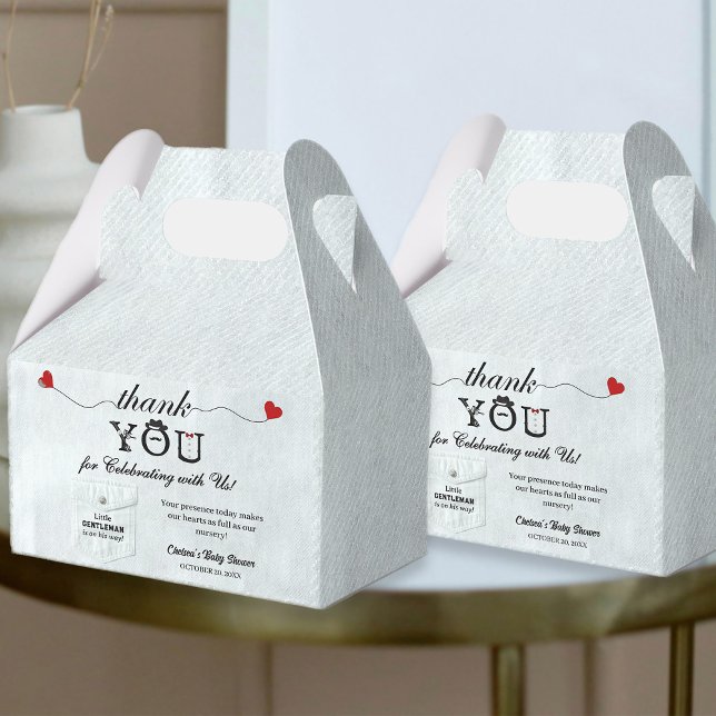 Ballotins Petit Baby shower doux simple Merci doux (Créateur téléchargé)