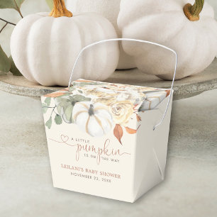 Ballotins Petit Baby shower Floral Citrouille