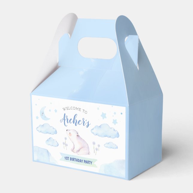 Ballotins Petit ballotin étoilé, baby shower garçon (Verso)