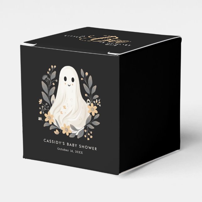 Ballotins Petit Boho Ghost Baby shower d'Halloween (Verso)
