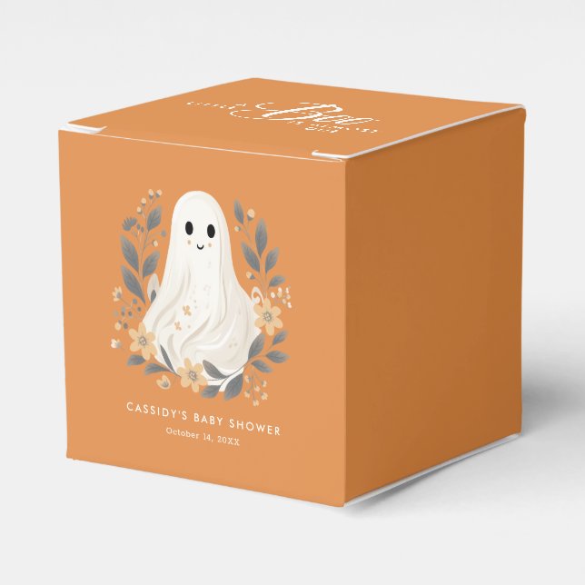 Ballotins Petit Boho Ghost Baby shower d'Halloween (Verso)