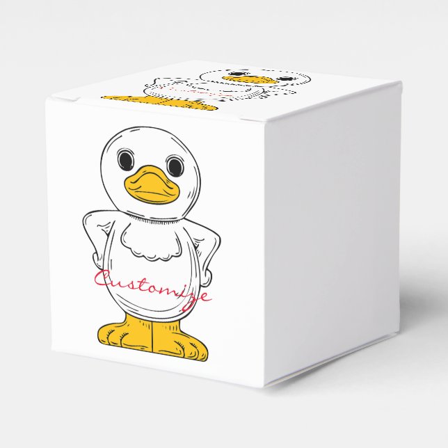 Ballotins Petit canard blanc debout Thunder_Cove (Verso)