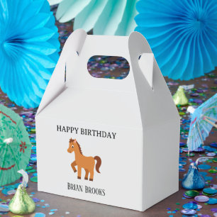 Ballotins Petit cheval mignon nom personnalisé anniversaire