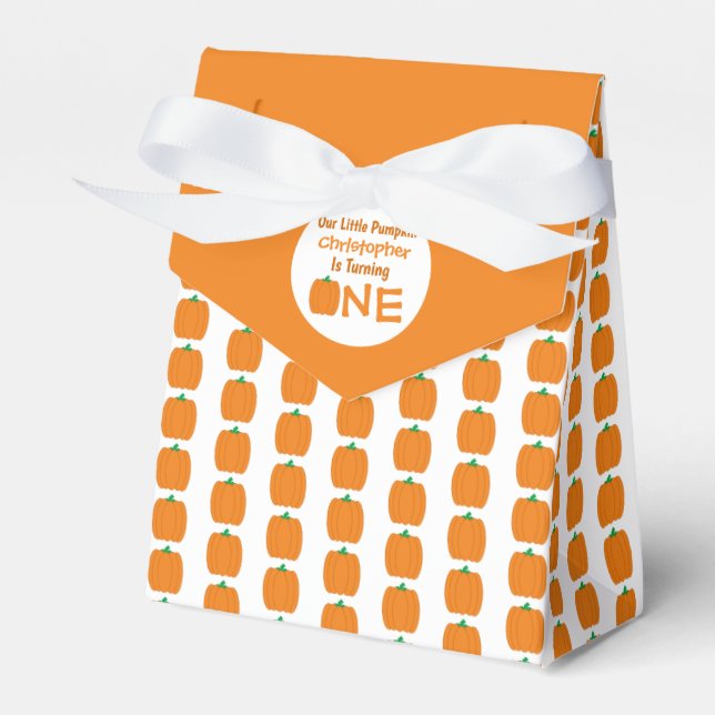 Ballotins Petit Citrouille 1er anniversaire (Verso)