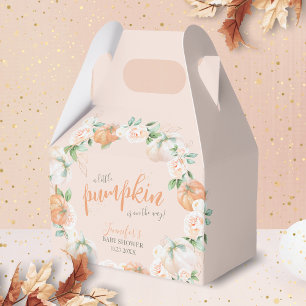 Ballotins Petit Citrouille Automne Aquarelle Or Baby Shower