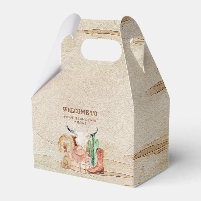 Ballotins Petit cow-boy thème western (Verso)