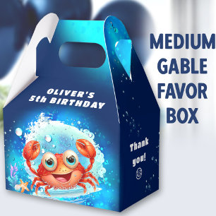 Ballotins Petit Crabe Garçon Anniversaire Marine Bleu Moyen 