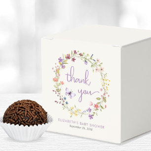 Ballotins Petit Fleur sauvage Aquarelle Bébé Fille Douche