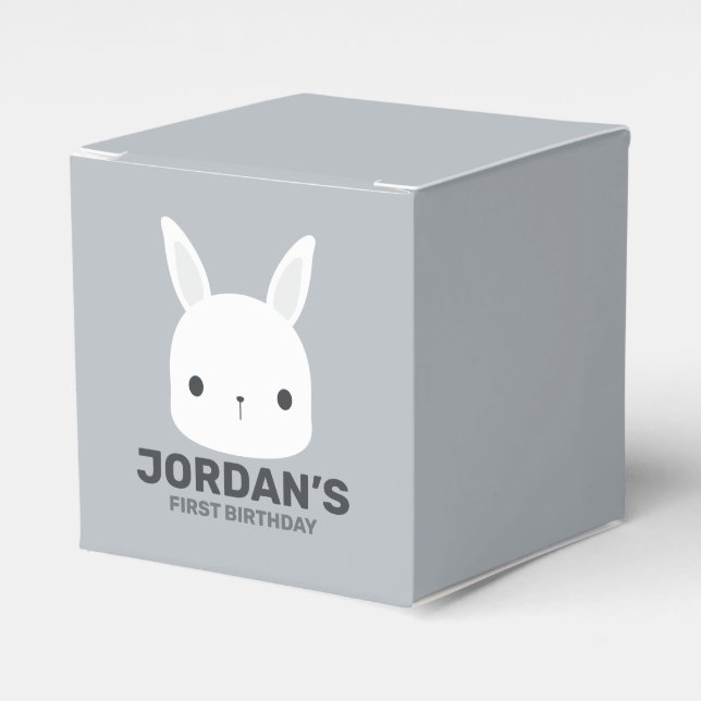 Ballotins Petit lapin mignon Anniversaire (Verso)