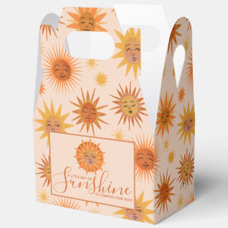 Ballotins Petit rayon de soleil Baby shower d'aquarelle