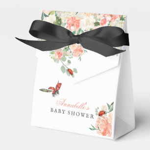 Ballotins Petite Dame Coccinelle Roses Fille Baby Shower
