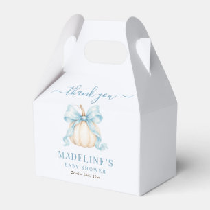 Ballotins Petite Fête de Bébé Garçon Automne Citrouille Bleu