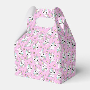 Ballotins petite licorne mignonne étoiles fond rose