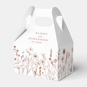 Ballotins Petite terre cuite florale merci mariage