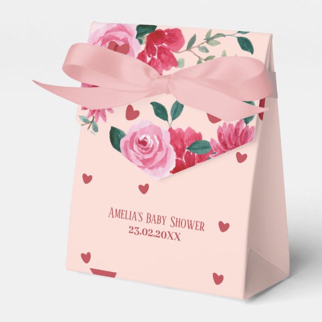 Ballotins Petite valentines amoureuse baby shower fille de j (Verso)