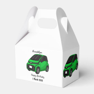Ballotins Petite voiture verte mignonne de taille micro