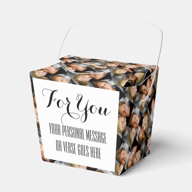 Ballotins Photo couple fête familiale do-it-yourself (Verso)