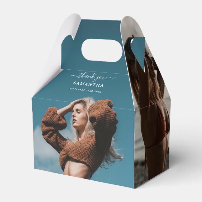 Ballotins Photo personnalisée Selfie fête d'anniversaire pho (Verso)