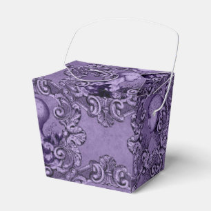 Ballotins Phrenologie violette et noire victorienne antique