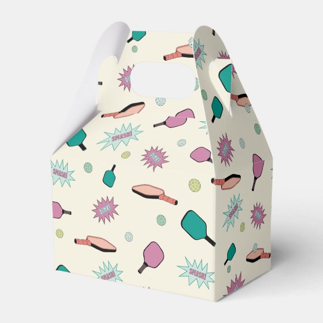 Ballotins Pickleball ! Motif coloré amusant (Verso)