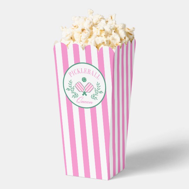Ballotins Pickleball Queen | Barré rose et blanc (Sauté)