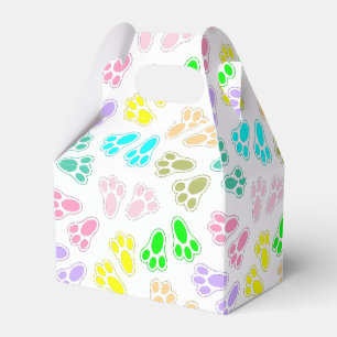 Ballotins Pieds de lapin de Pâques Motif personnalisé