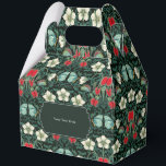 Ballotins Piège de Vénus Victorien Grand Gable Personnalisé<br><div class="desc">Une boîte-cadeau à pignon grande et élégante avec un motif complexe de piège de Vénus et de papillon. Parfaite pour les mariages, les événements thématiques ou les promotions commerciales haut de gamme, elle accueille des objets plus grands tels que des friandises gastronomiques, des sachets de café, des bougies ou des...</div>