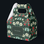 Ballotins Piège de Vénus Victorien Petit Pignon Personnalisé<br><div class="desc">Une petite boîte à cadeaux frappante présentant une impression de piège de Vénus gothique et de papillon dans des tons verts foncés riches. Parfaite pour les mariages, les soirées à thème et les rassemblements uniques, cette boîte contient des bonbons, des bibelots ou des petits cadeaux. Le design comprend des zones...</div>