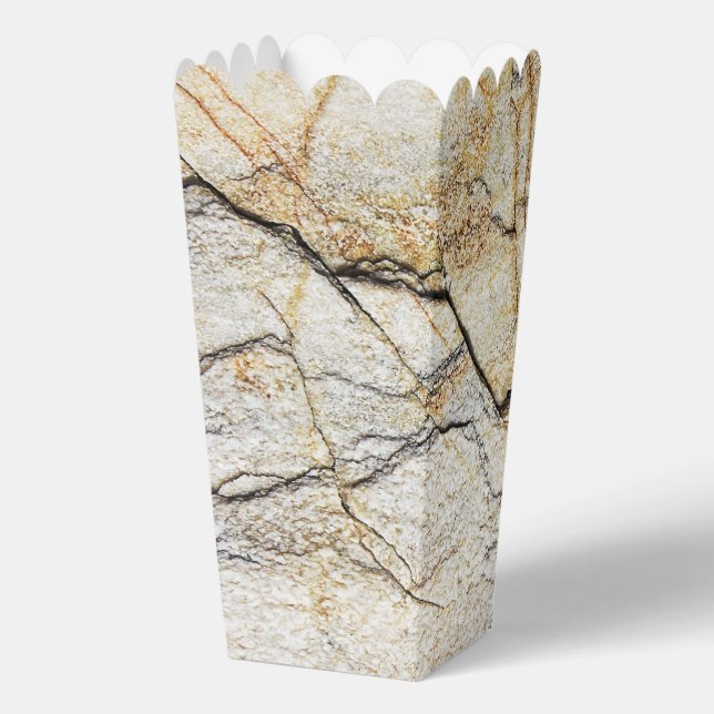 Ballotins Pierre de marbre texturée marron et noire (Verso)