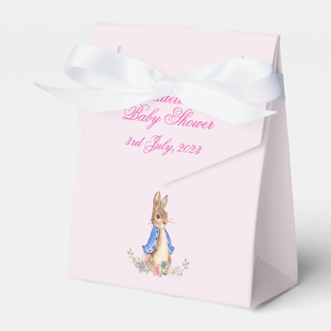 Ballotins Pierre le Baby shower lapin (Verso)
