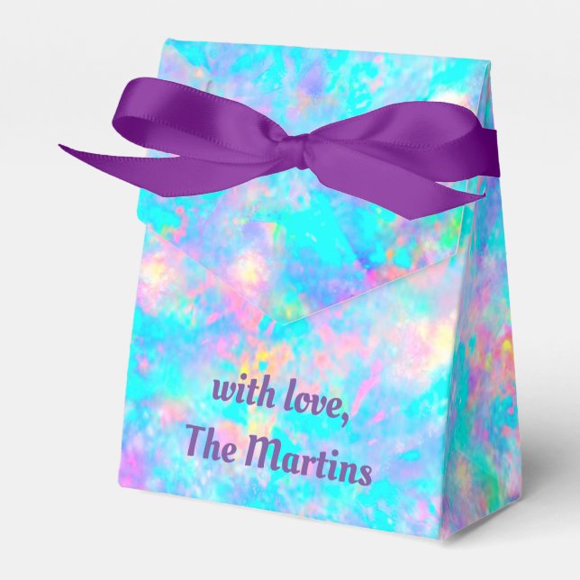 Ballotins pierre rose bleu violet opale (Verso)