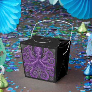 Ballotins Pieuvre violette Steampunk Kraken victorien 