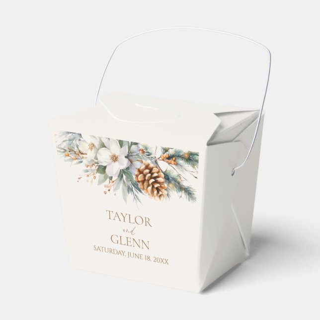 Ballotins Pine d'hiver Fleur Floral Jardin Mariage (Verso)