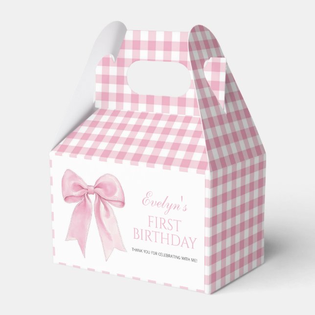 Ballotins Pink Bow Chic Coquette Fille Anniversaire (Verso)