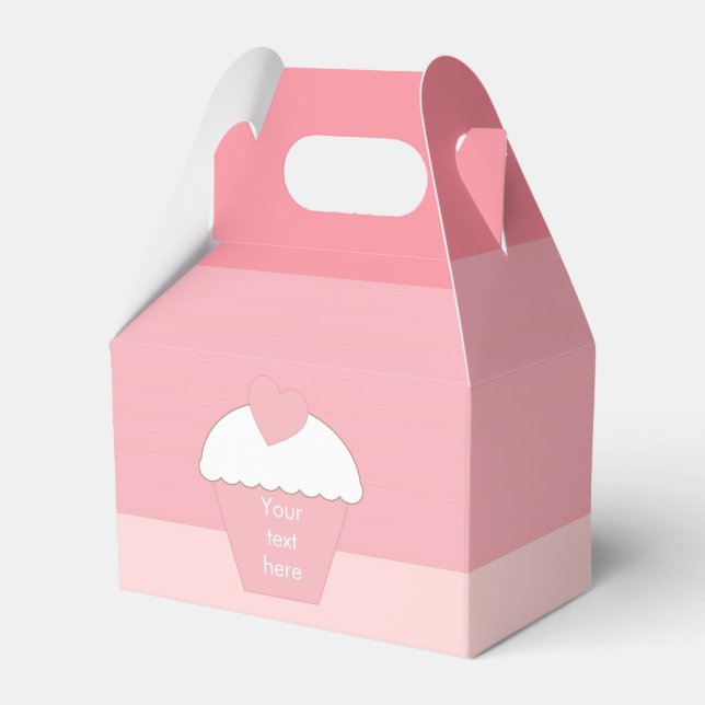 Ballotins Pink Cupcake Ombre Stripes (Verso)