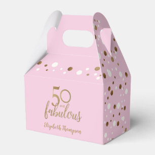 Ballotins Pink Gold 50 & fabuleux boîte d'anniversaire Confe