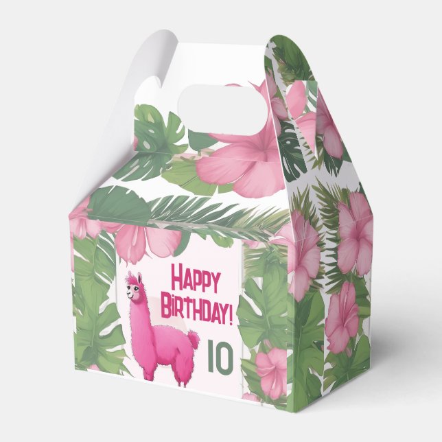 Ballotins Pink Joyeux Lama souriant (Verso)