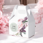 Ballotins Pink Parrot Boho Tropical 60th Birthday Party<br><div class="desc">Ajoutez une touche personnelle mémorable à une célébration du 60e anniversaire avec ce ballotin à câblage personnalisé. Le thème est boho tropical floral et est fabuleux! Un cadre rond vert sage entoure le texte, accompagné d'un beau perroquet rose posé au sommet d'un bouquet d'éléments floraux tropicaux, dont la protéa violette...</div>