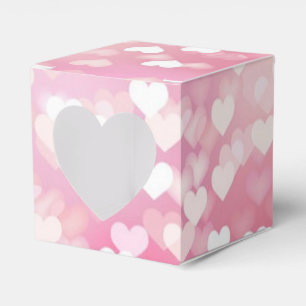 Ballotins Pink Sparkle Heart Motif Ballotin de coeur