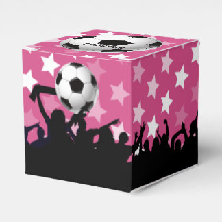 Ballotins Pink Stars Soccer Ball and Fans