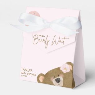 Ballotins Pink Teddy Nous Pouvons Attendre Un Baby shower Fi