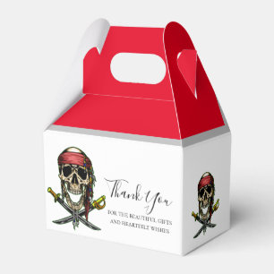 Ballotins Pirate Crâne rouge Capitaine Ballotin