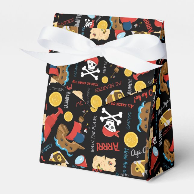 BALLOTINS PIRATE DE FÊTE D'ANNIVERSAIRE (Verso)