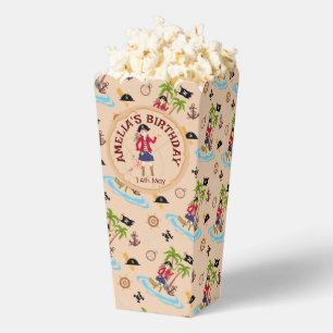 Ballotins Pirate Girl Treasure Map Amusant Anniversaire Fête